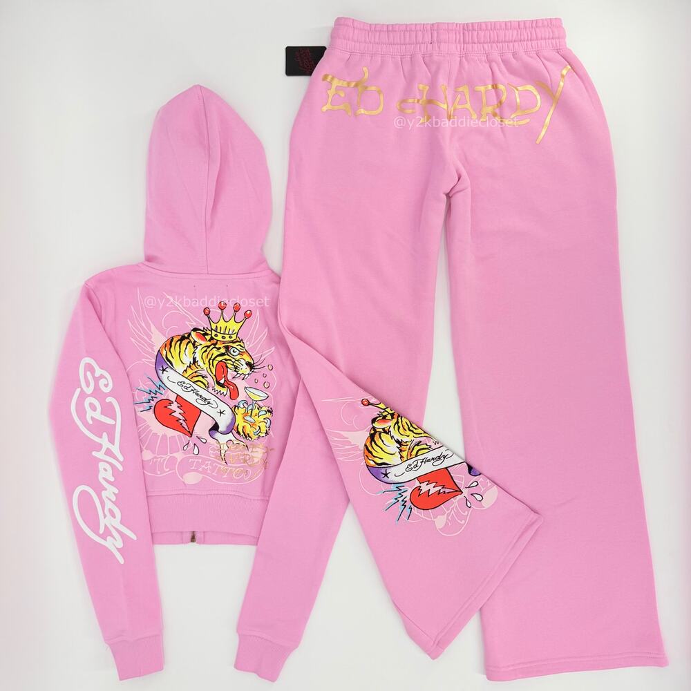 Ed Hardy Tracksuit (Size L)